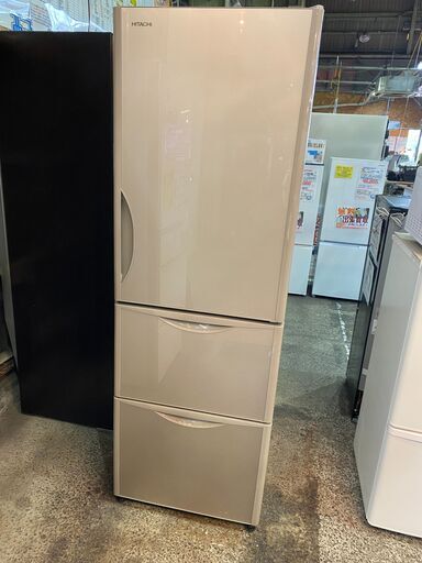 【愛品館市原店】日立 2019年製 375L 3ドア冷蔵庫 R-S38JV（XN）