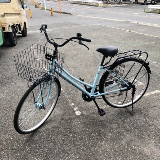 △▼美品です！丸石サイクル　legere 26インチ　ライトブルー▼△AK658