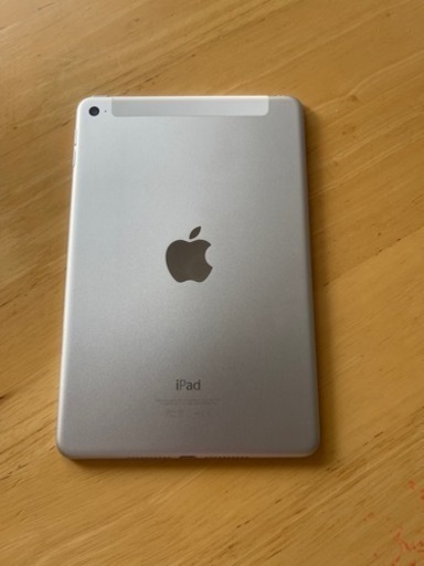 中古 美品 ♫本体のみ ipad mini4 ♫第4世代 16GB Apple Wi-Fi + Cellular Silver A1550 判定◯ softbank