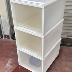【値下げしました】TENMA天馬/3個セットプラスチック衣装ケー...