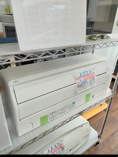 ★【富士通】エアコン  2.2kw (6〜9畳) 2018年製［AS-C22H-W］自社配送時代引き可※現金、クレジット、スマホ決済対応※