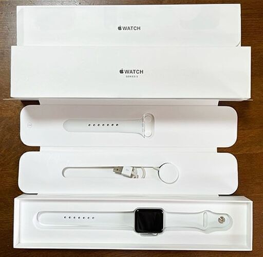 ★AppleWatch Series3-42mm★シルバーアルミニウム★used / 使用品★