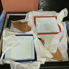 たち吉　茶懐石 四方弁当　 角小鉢付き5客セットの画像