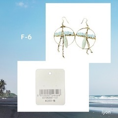 フックピアス　F-6  【おまとめ割対象品】の画像