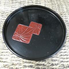 お盆 & お茶うけ入れ セット 中古の画像