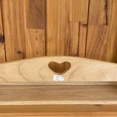 カントリー　ハート　ウォールシェルフ　飾り棚　の画像