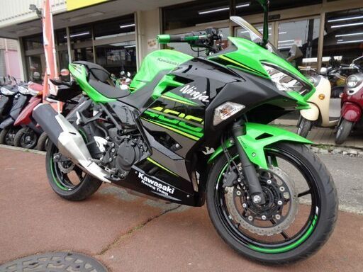 NO.4338　Ｎｉｎｊａ４００（ニンジャ）ＥＸ４００Ｇ　ＡＢＳ付き　水冷４サイクル２気筒エンジン　フューエルインジェクション　ライムグリーン＆ブラック　☆彡