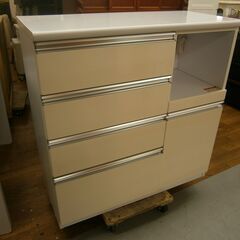 R365 高級 三幸ジャパン キッチンカウンター、レンジボード、幅100cm 美品