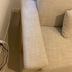 2人がけソファ＋オットマンの画像