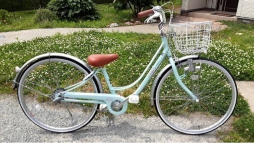 決まりました！ほぼ新品！26インチ 女の子 自転車 ブリヂストン リコリーナ 三段切替え付