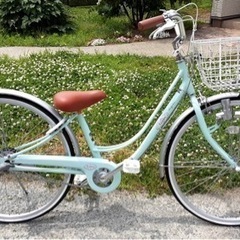 決まりました！ほぼ新品！26インチ 女の子 自転車 ブリヂストン...