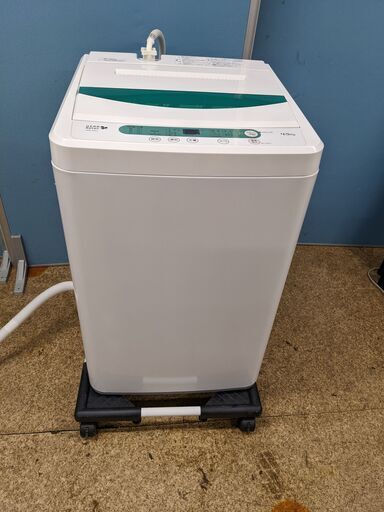 (売約済み)ハーブリラックス 全自動洗濯機 4.5㎏ YWM-T45A1 2017年 風乾燥 ステンレス槽 予約タイマー ヤマダオリジナル