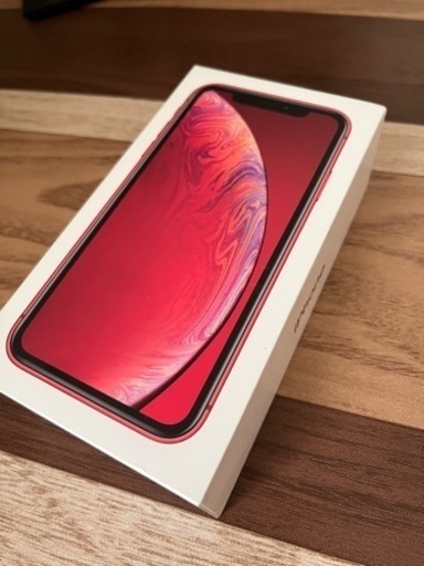 【値下げしました！】iPhoneXR RED 128GB SIMフリー 箱・付属品付き　