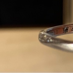 【お値下げ中！！】プラチナ　リング　指輪　ダイヤモンドの画像