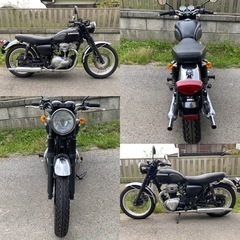 ☆車検2年付Kawasaki.W400☆プラグ・ウインカー・オイルなど交換済み^_^色々整備で快調ですよ☆400ccクラシカルネイキッドバイク☆の画像