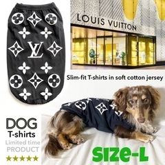 犬服　Tシャツ　Lサイズ　黒