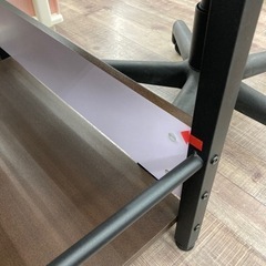 ニトリ システムデスク ザック パソコンデスク ワークデスク 幅120cm ラック付き 作業机 NITORI の画像