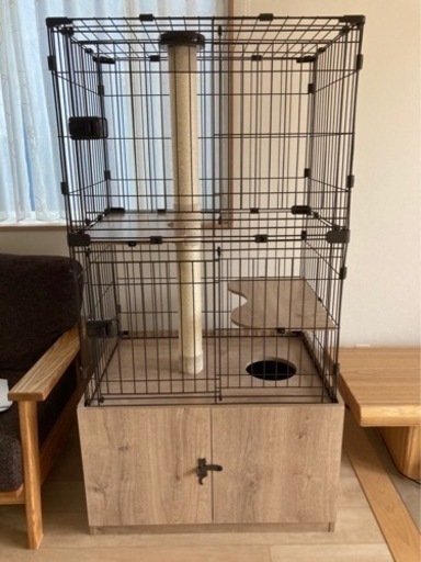 猫ケージ3段　アイリスオーヤマ