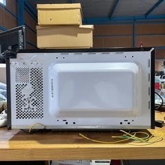 【美品】 アイリスオーヤマ電子レンジ 2019年製 生活家電 PMBT1766B PMB-T176-6-B ブラック/黒 ターンテーブル式 出力3段階 シンプルレンジの画像