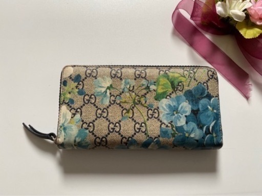 GUCCI グッチ 長財布　ブルームス　フローラル