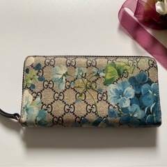 GUCCI グッチ 長財布　ブルームス　フローラル