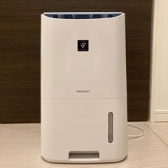シャープ 除湿機 衣類乾燥 プラズマクラスター 7L ホワイト CV-H71-Wの画像