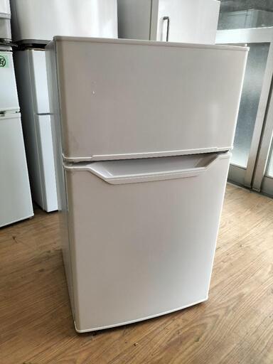只今、商談中となっております。山善（YAMAZEN) YFR-D91(W)　2ドア冷蔵庫　86L 2021年製