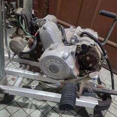 スーパーカブ　90cc　エンジン　12V　 実動　セル付　リトル...