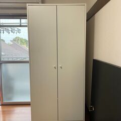 1,000円【IKEA】白クローゼット（2021年購入・中古・傷なし）