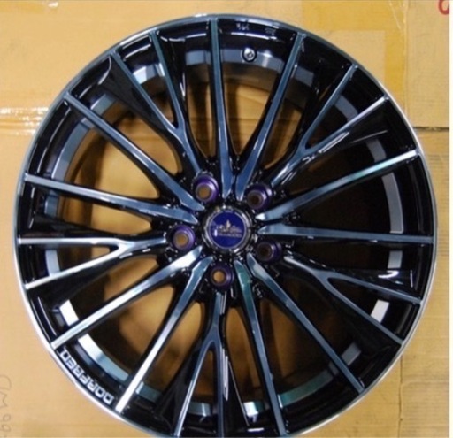 アルミホイール＆タイヤセット　ドルフレン　デルディオ　19インチ　タイヤセット1台分