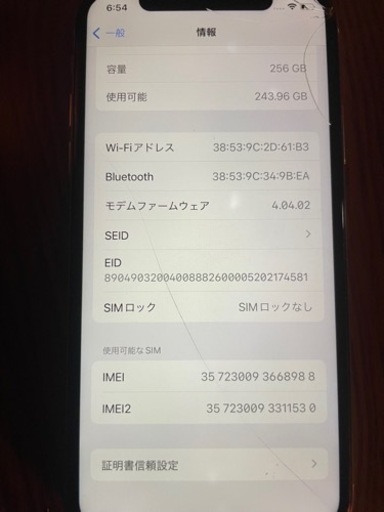 iPhone Xs 256gb