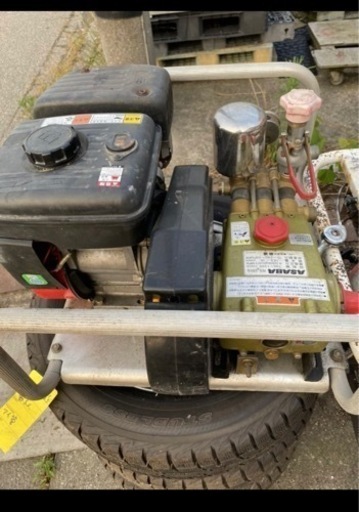 ★富山発★  セット動噴 エンジンポンプ 動力噴霧器