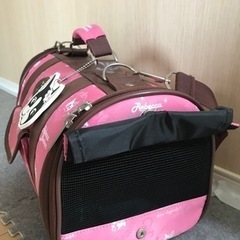 【ﾚﾍﾞｯｶﾎﾞﾝﾎﾞﾝ】ペット用ｷｬﾘｰﾊﾞｯｸピンクの画像