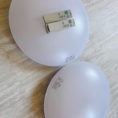お受け取り者様決定しました！LEDシーリングライト2台（リモコン付）