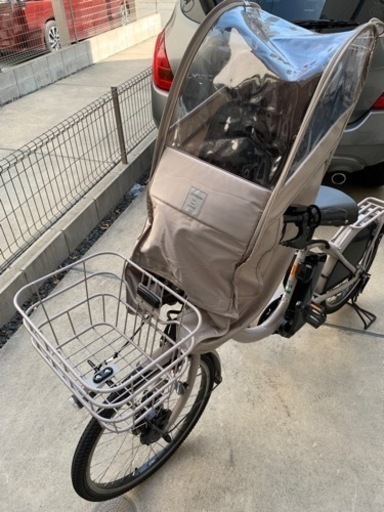 【お取引き決定済み】bikkeモブddフロントチャイルドシート　sorayuレインカバー