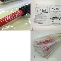 Coca-Cola レア 懸賞品 オリジナル ルアーフィッシングセット 竿 リール ルアー おもりセット コカ・コーラ 札幌市 厚別区の画像