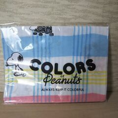 スヌーピー  お買い物バッグと手ぬぐい  未使用品の画像