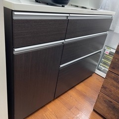 送料・設置込み　キッチンカウンター　リビングボード　NITORI