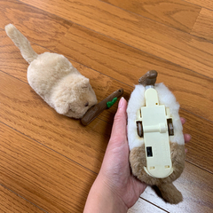 動くぬいぐるみ ハムスター 2つセットの画像
