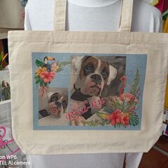 一枚から作れる♫キャンバストートバッグ￥700の画像