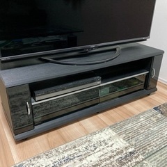 【東京都台東区】テレビ台　115cm　40～47型用　FG1150BR