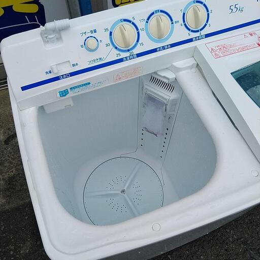 日立 洗濯機 二槽式洗濯機 2016年製 5.5kg 青空 PS-55AS2 愛知県豊橋市