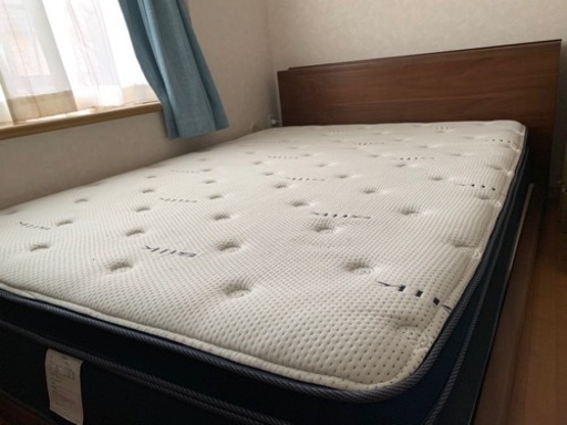 【5,000円キャッシュバック♪7月9日、10日限定☆】ダブルベット☆フレーム&マットレス２点セット！ニトリ