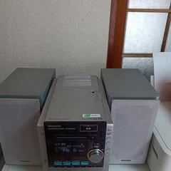 ジャンク品です。PanasonicのSD付きコンポです。