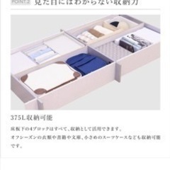 譲り先決まりました ベッドフレーム の画像