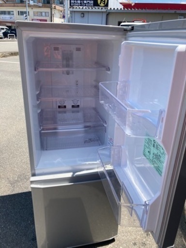 2ドア冷蔵庫　MITSUBISHI ELECTRIC MR-P15Y リサイクルショップ宮崎屋　佐土原店22.6.22F