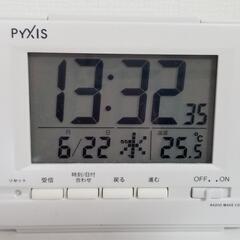 SEIKO　電波目覚まし時計