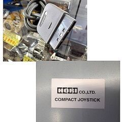 🕹【PS2＆PS1用 コンパクトジョイスティック HORI】クリアブルー コントローラー プレイステーション 札幌 北20条店の画像