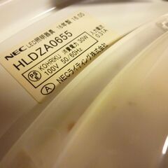  NEC　LED天井照明（HLDZA0655)１６年製リモコン付きの画像