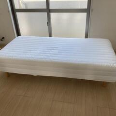 無印良品 脚付きシングルベッド 幅97×奥行197cm 管理番号82206